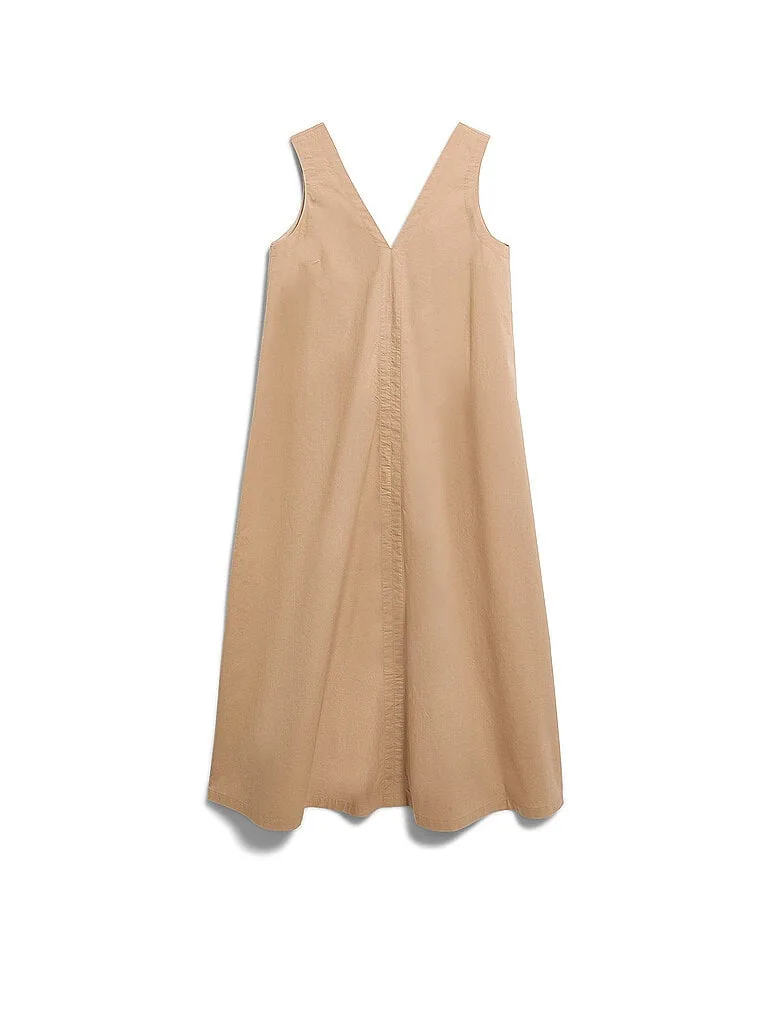 Midikleid camel M damen - Armedangels - FashionsVida