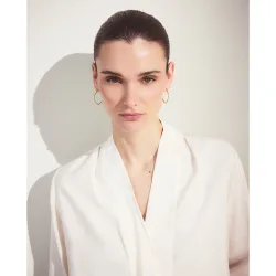 Top de manga larga de mujer con textura