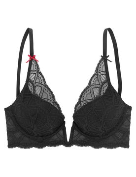 VIVANCE Sujetador rojo / negro