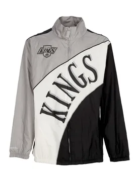 Giacca a Vento Uomo Nhl Arched Retro Lined Windbreaker Loskin Multi/white - Mitchell & Ness - FashionsVida