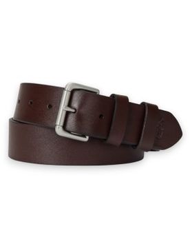 Para hombre. 405899989001 Cinturón de piel con hebilla de rodillo (32), Casual, Clásico