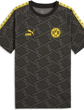 T-shirt à Manches Courtes Bvb Borussia Dortmund King Black / Faster Yellow M - Puma - FashionsVida