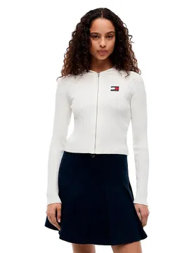 Maglione Con Zip Completo Dw0dw2097 Ancient White M