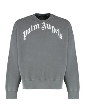 Palm Angels Curved Logo Sweatshirt