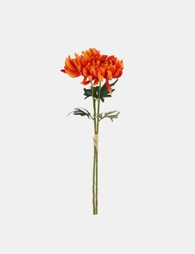Pianta ornamentale artificiale 2 pack - arancione