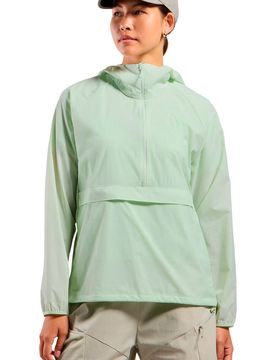 Essential windbreaker chaqueta softshell mujer Verde (M)