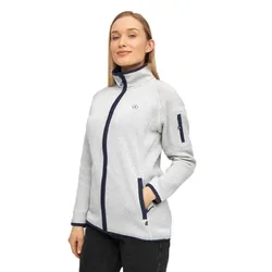 Maglione Con Zip Completo Eleana Mirage Grey / Dark Navy M