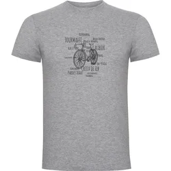 Maglietta A Maniche Corte Hotspots Heather Grey