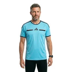 T-shirt à Manches Courtes Referee 26 Bright Cyan / Black 2XL