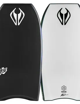 Bodyboard Njoy Pe Bumpers 36´´ Black / White 91.44 cm unisex