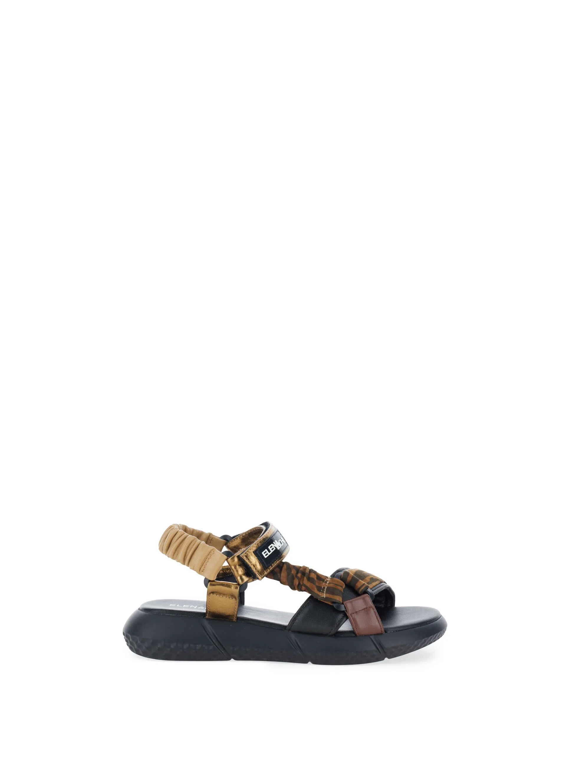 Sandali in pelle NERO 36 - ELENA IACHI - FashionsVida
