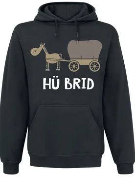 Kapuzenpullover - Hü Brid - S bis M - für Männer - Größe S - schwarz - Männer - male - Tierisch - FashionsVida