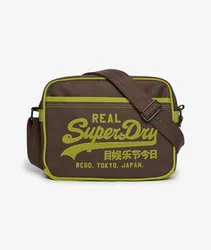 Superdry Damen Mini Alumni Crossbody-tasche Brown - Größe: 1Größe