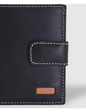 Cartera de piel marrón con cierre de broche - El Potro - FashionsVida