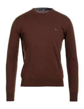 Pullover Herren Dunkelbraun S Herren