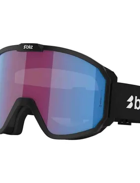 Masque De Ski Rave Matte Black N_O_N Violet & Blue/CAT2 Homme - Bliz - FashionsVida