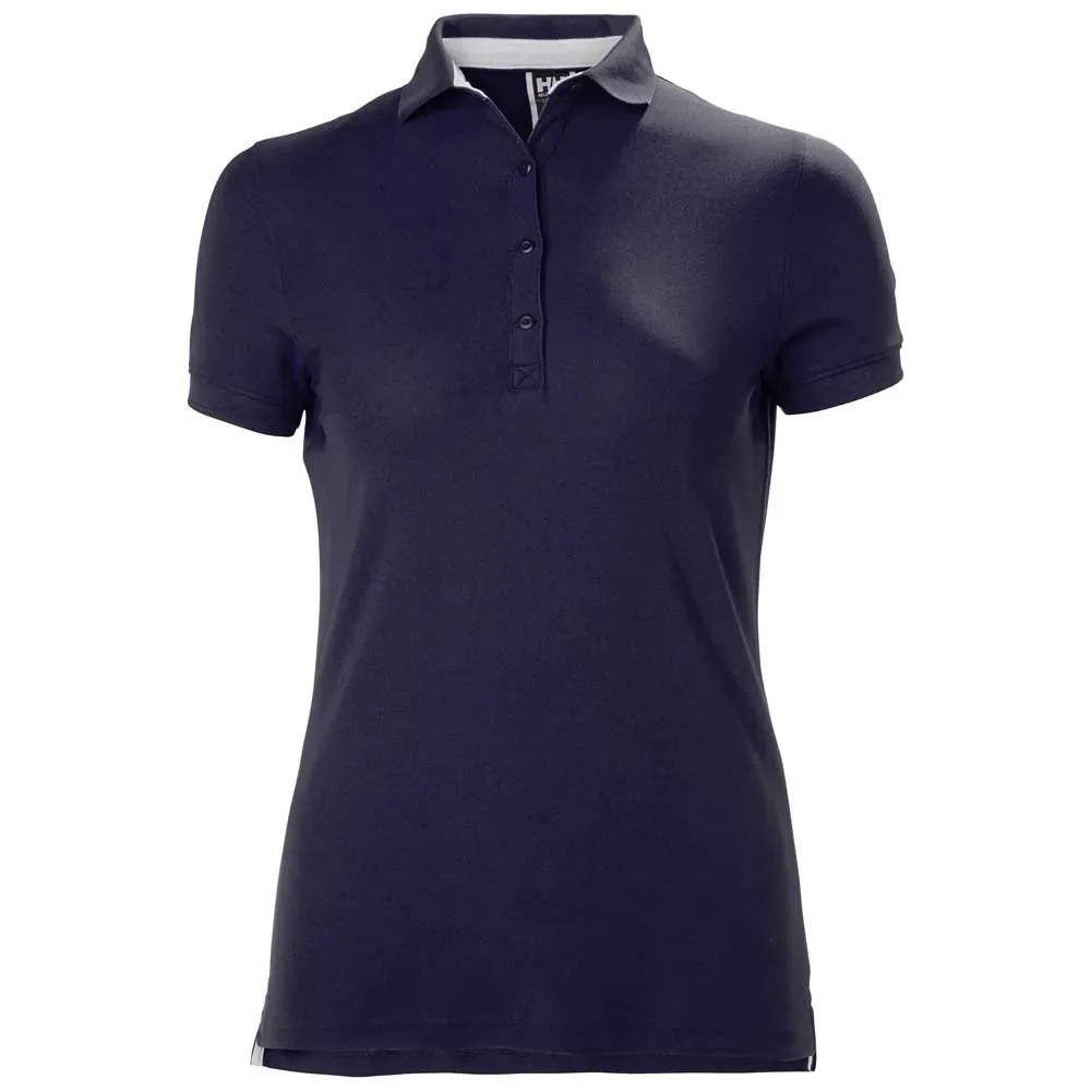 Crewline Short Sleeve Polo Navy XS Women - Helly Hansen - FashionsVida