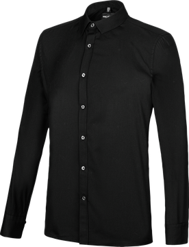 Chemise STRETCH ML Noir Noir 3XL