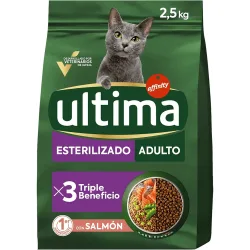 Pienso para gatos adultos Esterilizado salmón