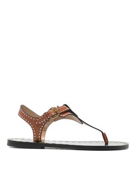 Sandali piatti con borchie Joonya