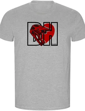 Maglietta A Maniche Corte I Love Downhill Eco Heather Grey