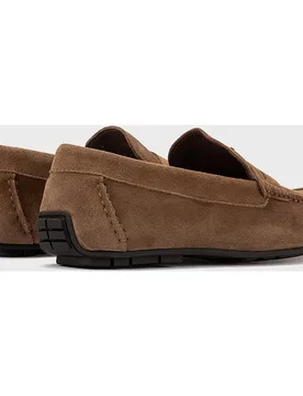 Mocasines de hombre de piel en color Verde - Martinelli - FashionsVida