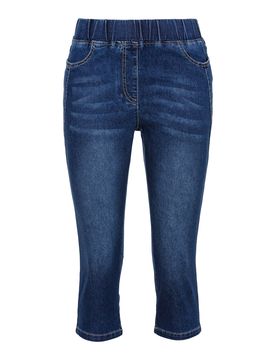 Capri-Schlupfjeans „Dunja“ L blau