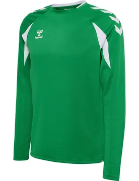 Langarmshirt mit Rundhalsausschnitt Core 2.0 - Vert - unisex - Size: S - Hummel - FashionsVida