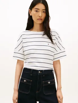 MDRN CODY SS SLV C-NK TEE female - M - FashionsVida