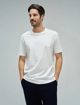 Camiseta de hombre con branding de ajuste regular - Salsa Jeans - FashionsVida