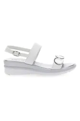 Sandali Bianchi e Argento con Platform 2482 40