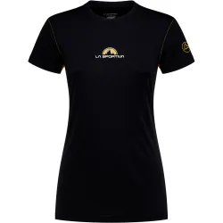 Promo camiseta montaña manga corta mujer Negro (XS)