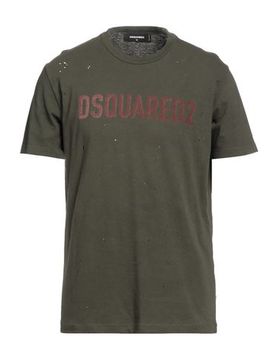 Camiseta Hombre Verde militar S,XS Hombre