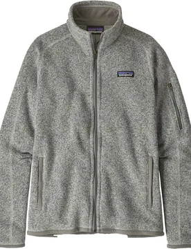 Warme und komfortable Fleecejacke – Damen / Frau – W's Better Sweater Jkt W's Better Sweater Jkt Birch White für Damen - Patagonia - FashionsVida