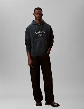 LS PREIU FLEECE CALVIN GRAPHIC ale