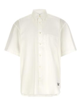 Camicia con ricamo logo