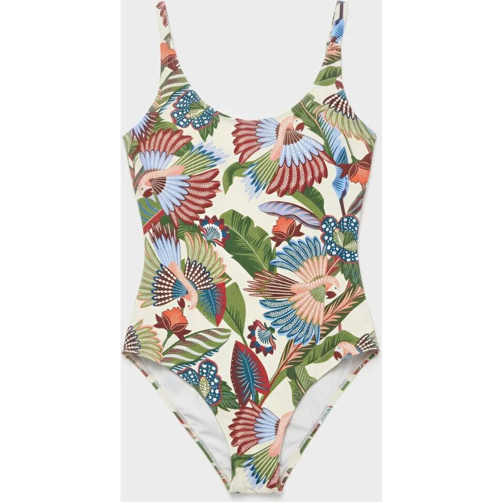 Bañador de mujer plus size sin aros y copa fija - Gisela - FashionsVida