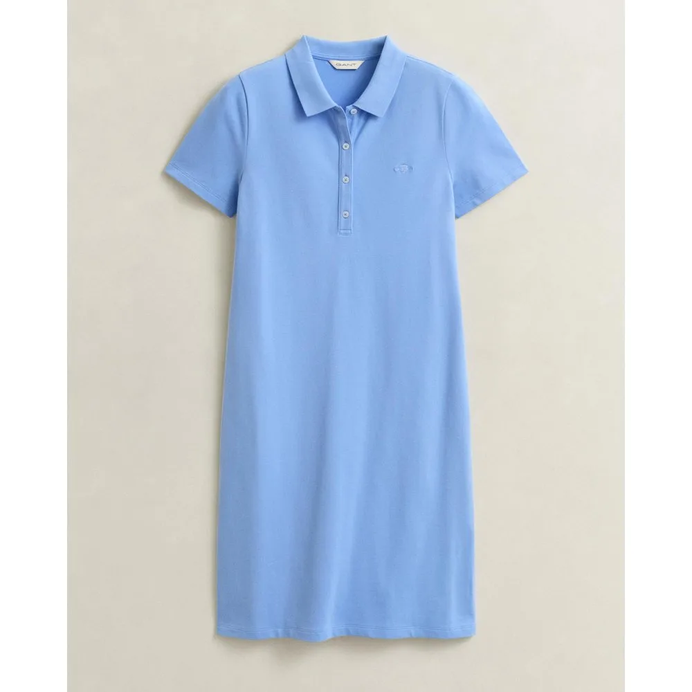 Vestido tipo Polo de mujer de piqué Shield - Gant - FashionsVida