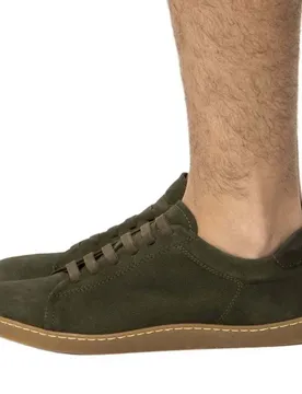 Sneaker N5910l Origen Barefoot Nobuck Lavado Kaki EU 42