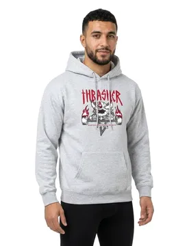 Sweat à Capuche Monster-gram Ash Grey M