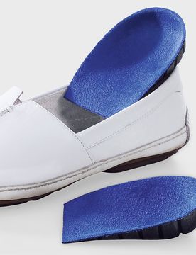 Orthopädische Fersenkissen, 1 Paar blau 35