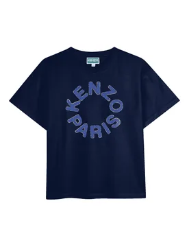 Kenzo T-SHIRT M/C LOGO SPUGNA - Kenzo - FashionsVida