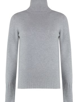 The (alphabet) Ribbed Cashmere Turtleneck Pullover