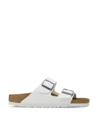 Arizona Metallic Buckle Sandals White female