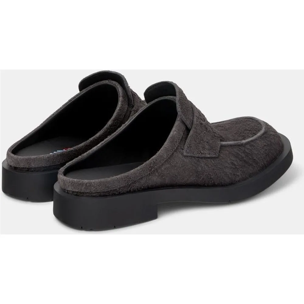 Zuecos unisex de piel con puntera cuadrada - camperlab - FashionsVida