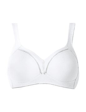 Sujetador sin aros COTTON 01 blanco blanco 100B