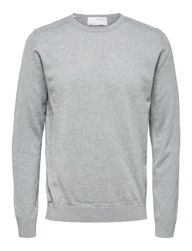 Maglione Berg B Medium Grey Melange S