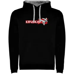 Sweat à Capuche Judo Two-colour Black / Grey 2XL