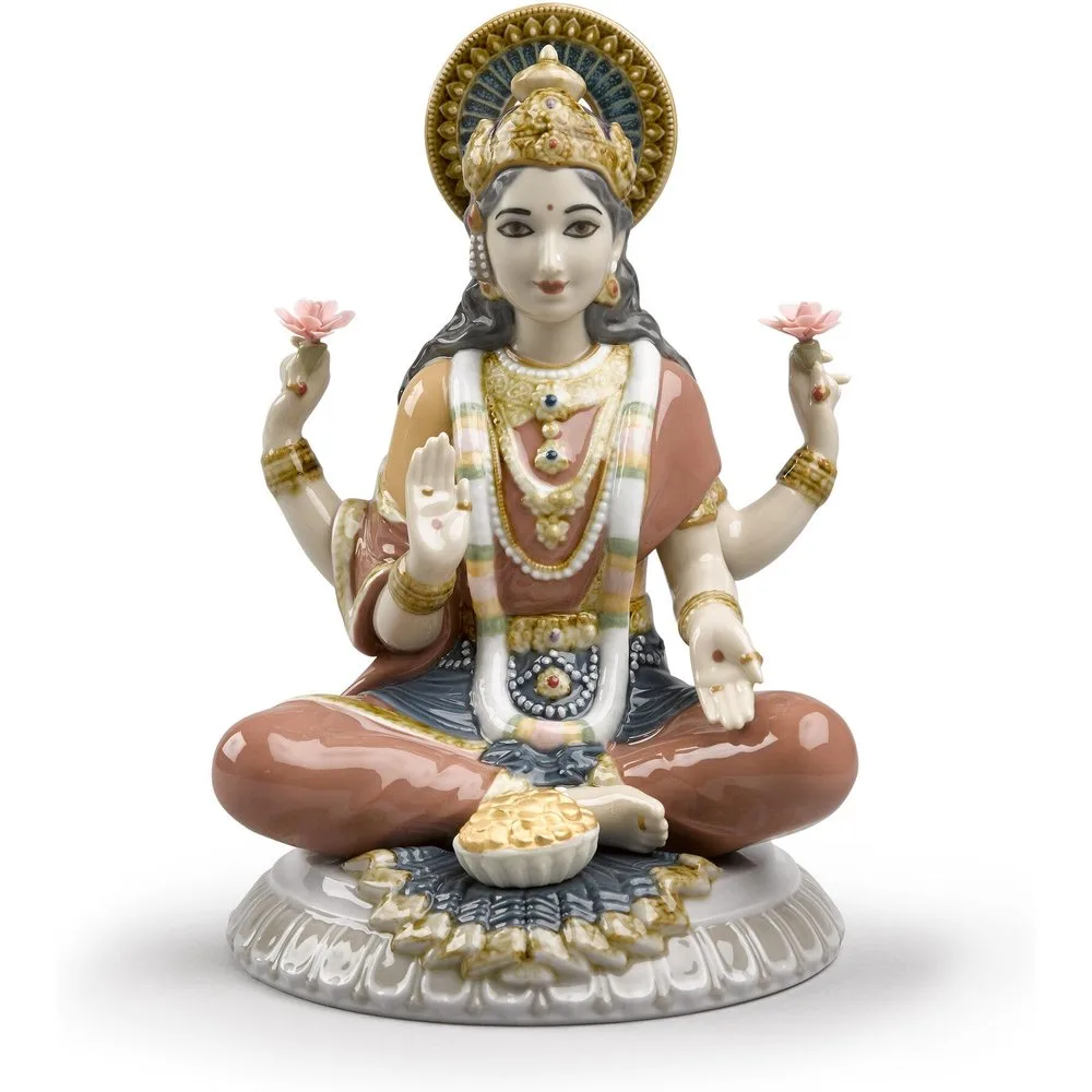 Figura decorativa Diosa Lakshmi - Lladró - FashionsVida