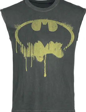 DC Comics Tank-Top - Logo - XXL bis 3XL - für Männer - Größe 3XL - schwarz - EMP exklusives Merchandise! - Männer - male - Batman - FashionsVida